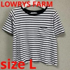 【最終値下げ】 LOWRYS FARM ボーダーTシャツのサムネイル