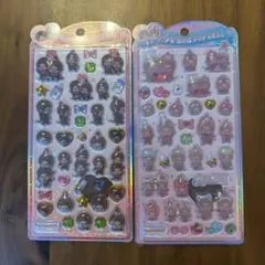 【正規品】モンチッチ　うるちゅるポップシール 2種