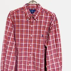 RALPH LAUREN 長袖シャツ チェックシャツ BD メンズ L