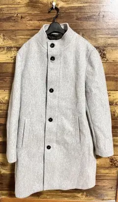 ZARA MAN ロングコート　グレー　Ｍサイズのサムネイル