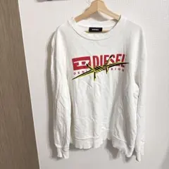 DIESEL ロゴ入りトレーナー　ホワイト