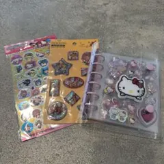 全正規品　キティ　マイメロ　クロミ　サンリオ　平成完成品　ウォーターシールセット