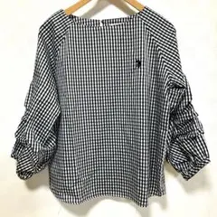 U.S.POLO ASSN. ギンガムチェック ブラウス　レディース