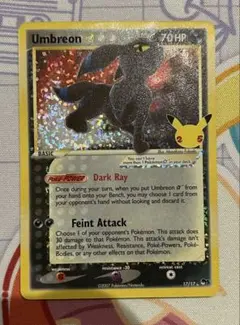ブラッキー 25th 英語版 ポケモンカード ブラッキー ⭐︎ 25th 海外版 英語 スター umbreon