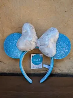 ディズニーシー ２５周年 スパークリング・ジュビリー カチューシャ 　ブルー