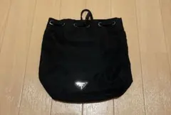 PRADA プラダ ナイロン巾着バッグ ブラック ミニバッグ 白タグあり 正規品