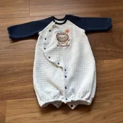 ライオン刺繍 コットンツーウェイ・ドレスオール　50〜70