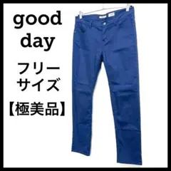 【美品】goodday カラーパンツ カジュアル 春服 レデース スリムフィット