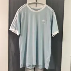 adidas アディカラー クラシックス トレース 半袖Tシャツ 水色 Mサイズ