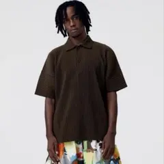 HOMME PLISSÉ ISSEY MIYAKE オープンカラーシャツ - メルカリ