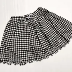 新品☆エニィファム ギンガムチェック スカート 120