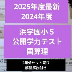 2026年最新】浜学園公開テスト小5の人気アイテム - メルカリ