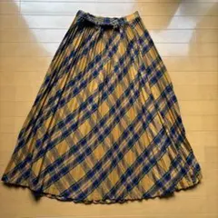 AMERICAN HOLIC チェック柄プリーツロングスカート