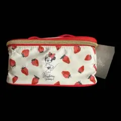Disney ミニーマウス ポーチ　いちご