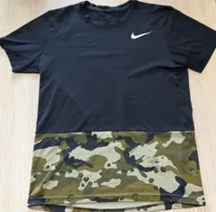 NIKE ナイキ DRI-FIT カモ切替Tシャツ