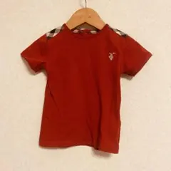 BURBERRY 半袖Tシャツ レッド　美品2Y 92cmのサムネイル