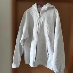 GU フルジップパーカー XXL ライトグレー