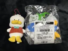 新品 サンリオ あひるのペックル ファミマ限定 ぬいぐるみエコバッグ