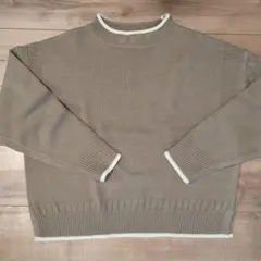 Lugnoncure ブラウン 長袖ニットセーター