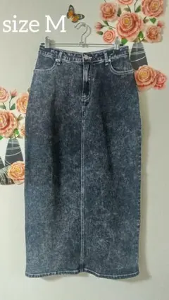 デニムスカートスリット