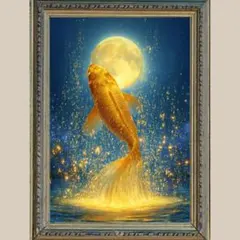 現実をぐん！と上へ押し上げる ☆ 昇鯉 No.10 ☆ 開運ヒーリングアート