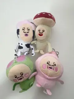 こびとづかん ぬいぐるみ カプセルトイ 4体セット