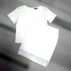 スーツセットアップМ　Ivory　MANO garment complex　美品