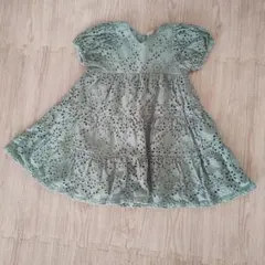 【美品】プティマイン　半袖ワンピース　100