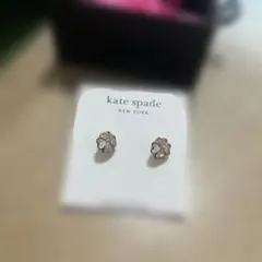 kate spade 花モチーフピアス