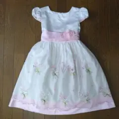 マザウェイズ 花柄刺繍ドレス 130㎝