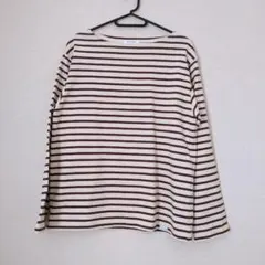 【美品】FORK&SPOON/ボートネックボーダーTシャツ