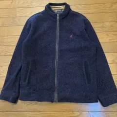 KANGOL フリースジャケット ネイビー LL