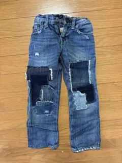 ラルフローレン デニムパッチワーク 長ズボン