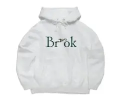 Brook フード付きパーカー ホワイト