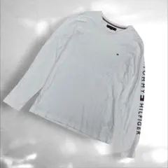 TOMMY HILFIGER 長袖カットソー ホワイト Mサイズ（a1）のサムネイル