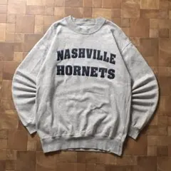 あ*ル様 90s USA製　Dodger　チームロゴ　スウェット　グレー　刺繍