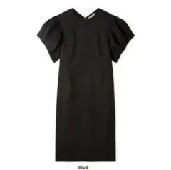 美品】CELFORD 袖ボリュームコクーンワンピース - メルカリ