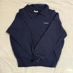 BrokenBase ネイビー ポロシャツ トレーナー