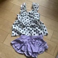 GLOBAL WORK 水玉模様水着セット サイズ110