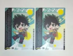 【匿名配送】僕のヒーローアカデミア　キャラクター下敷き　緑谷出久　2枚セット