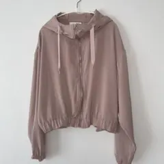 セシルマクビー CECILMcBee ピンク フード付き ジャンパー F