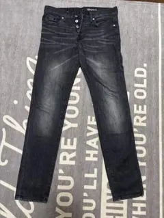 H&M ダークデニム スリムフィットパンツ