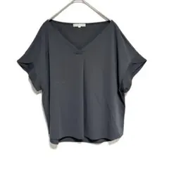 NATURAL BEAUTY ダークグレー Tシャツ 半袖　カットソー　38のサムネイル