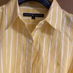 Ralph Lauren イエロー ストライプ シャツ サイズ9
