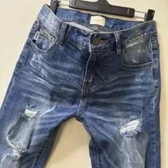 リルーム❣️メンズ❣️ストレッチ入り❣️スキニー❣️ダメージ❣️デニム❣️パンツ❣️