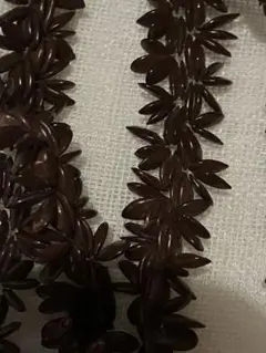 ブラウン　珊瑚 ネックレス