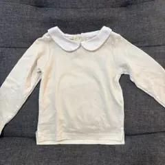 petit main 襟付き長袖カットソー 100