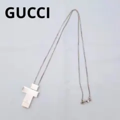 GUCCI グッチ クロス ネックレス シルバー セパレートクロスネックレスのサムネイル