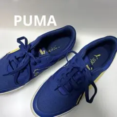メンズ　スニーカー　PUMA 26.5㎝ 青×イエロー