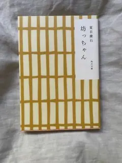 坊っちゃん 夏目漱石 角川文庫 かまわぬ